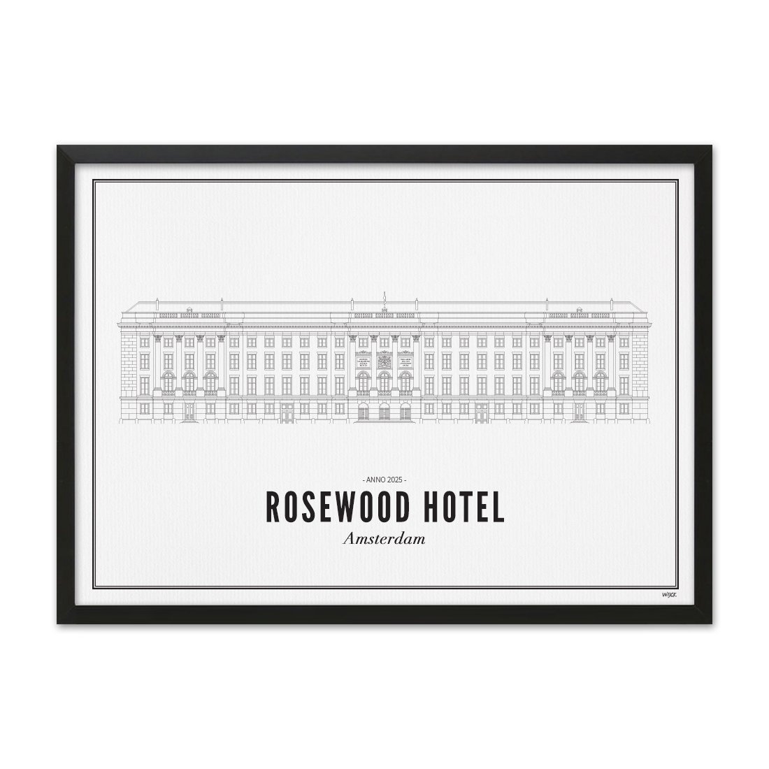 Affiches de Amsterdam - Rosewood Hotel | WIJCK.